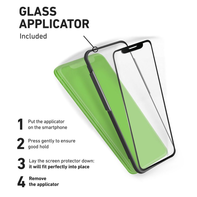 4D Full Glass Screen Protector for iPhone 11/XR