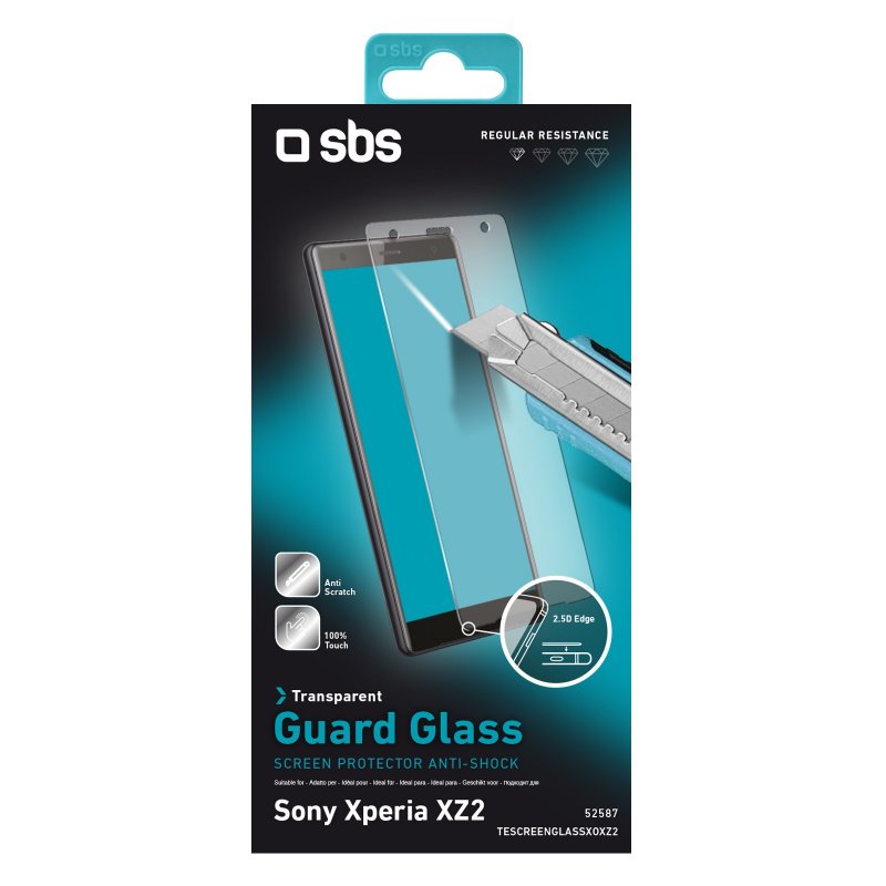 Glass screen protector for Sony Xperia XZ2