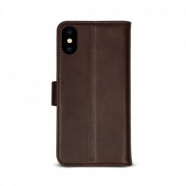 Genuine leather book case for iPhone XS/X