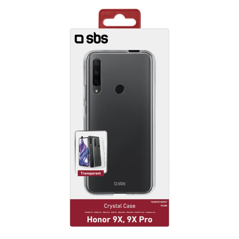 Crystal cover for Honor 9X/9X Pro