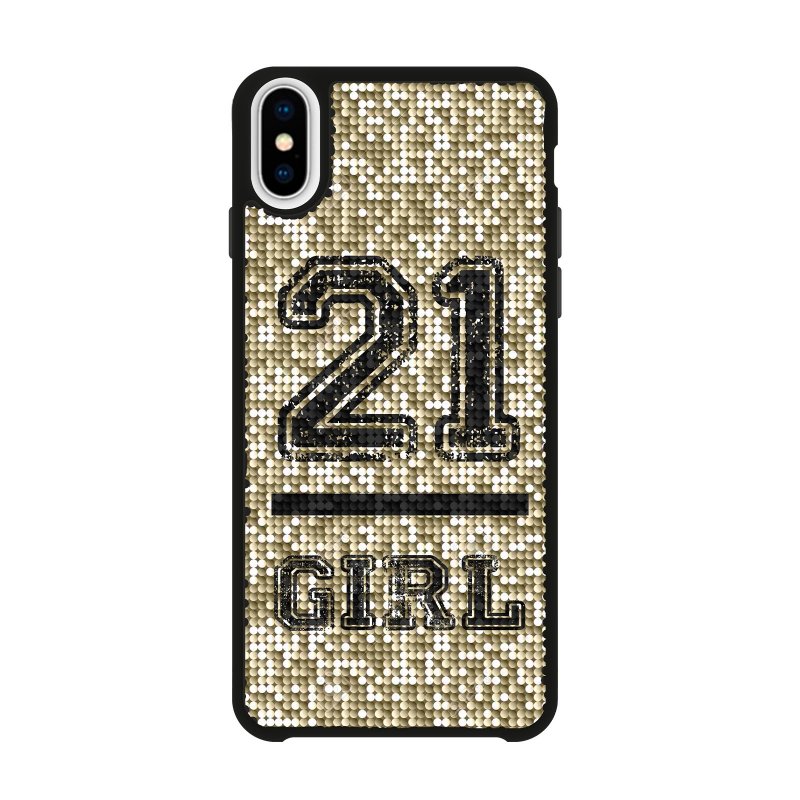 Jolie cover with 21 Girl theme for iPhone XS/X