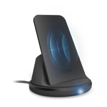 Wireless desktop charger with speaker and microphone