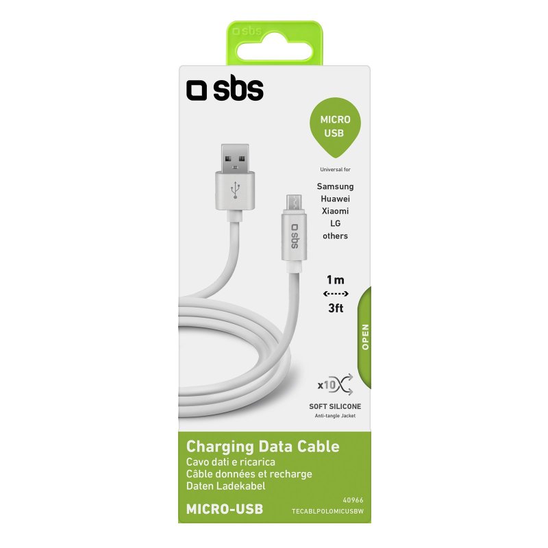 Polo Collection Micro USB data cable and charger