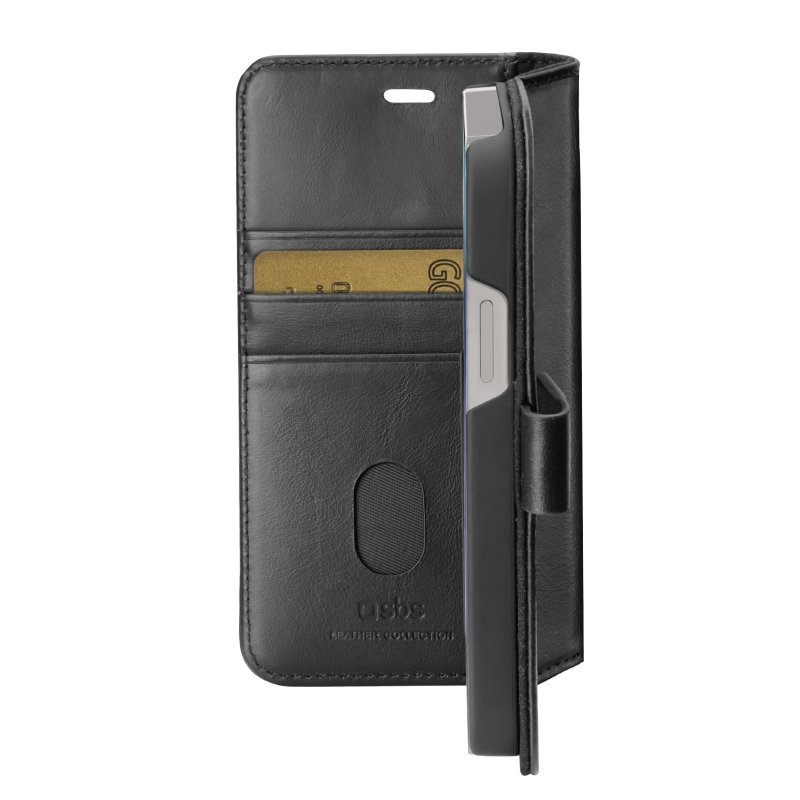 Genuine leather book case for iPhone 14