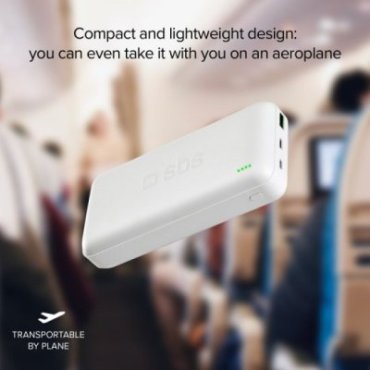 20000 mAh multi-port power bank with 20W Power Delivery technology