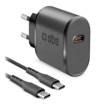Kit with 15W mains charger and USB-C - USB-C cable