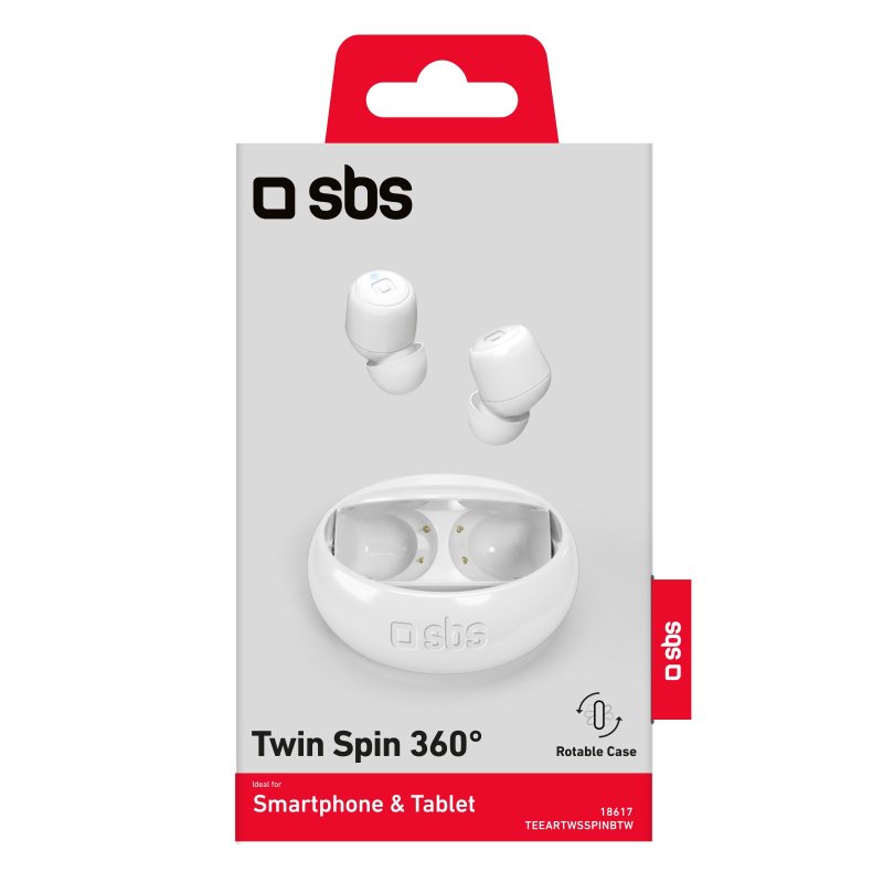 Twin Spin 360° - TWS earbuds with 360° swivel case