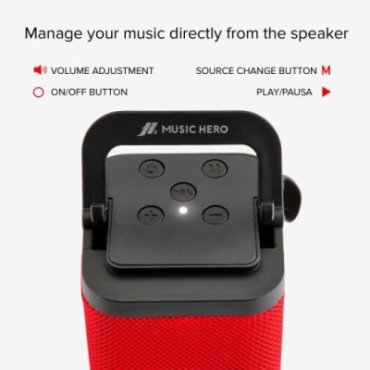 Band 6W Speaker with smartphone holder