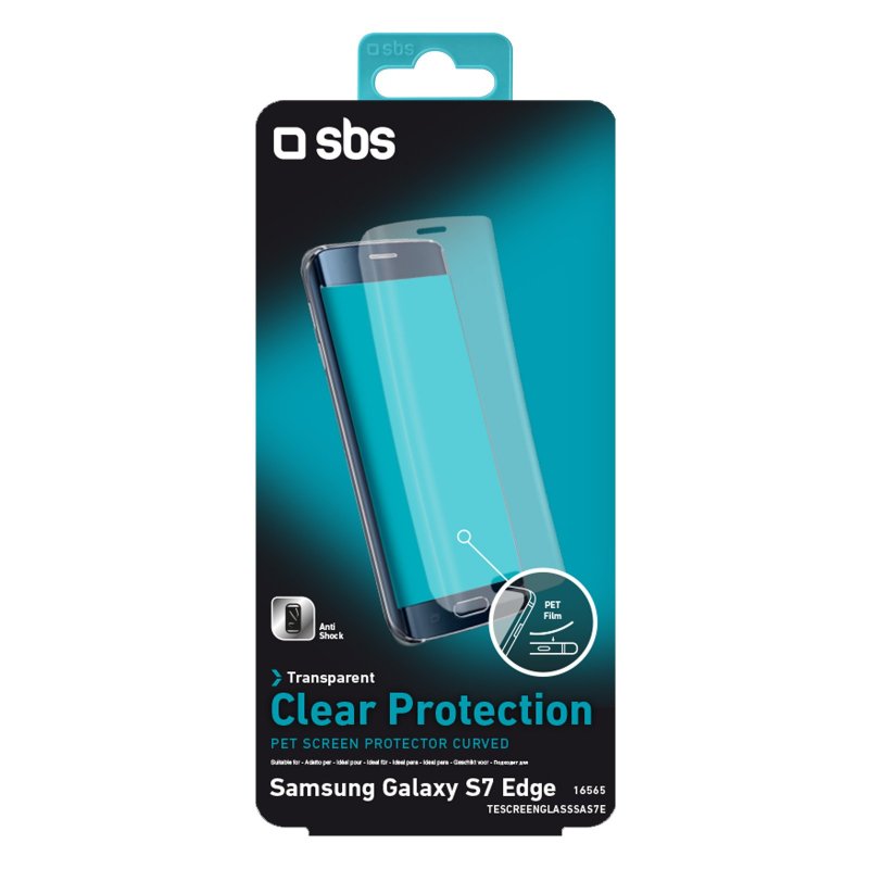 Screen protector Clear Curved for Samsung Galaxy S7 Edge