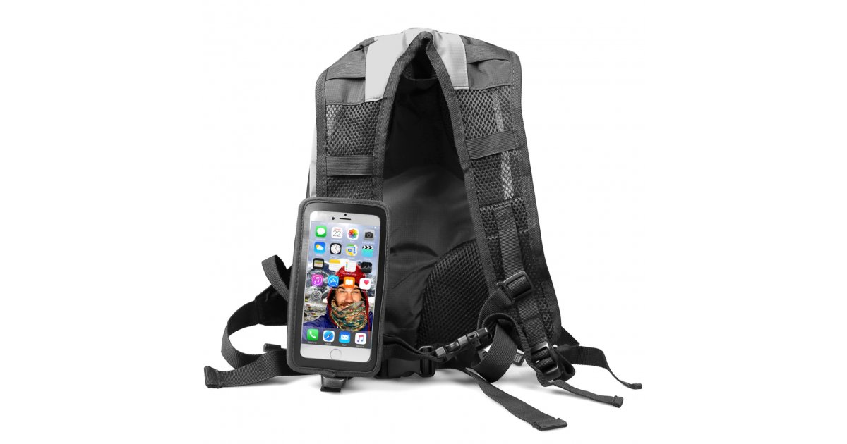 SPRINT - U.FIX Ufix BUNDLE MONTAGNE - Support smartphone ceinture/bretelle  + housse de pluie sac à dos - Private Sport Shop