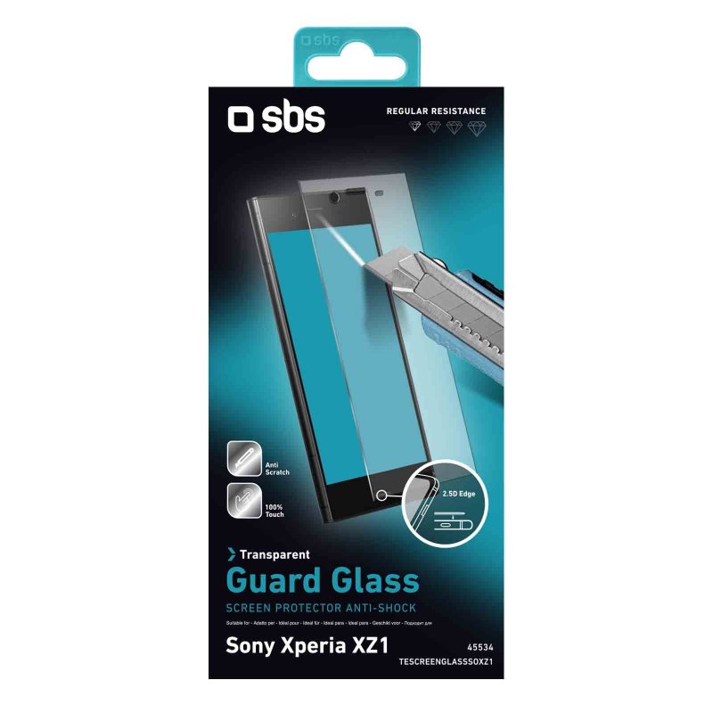 Glass screen protector for Sony Xperia XZ1