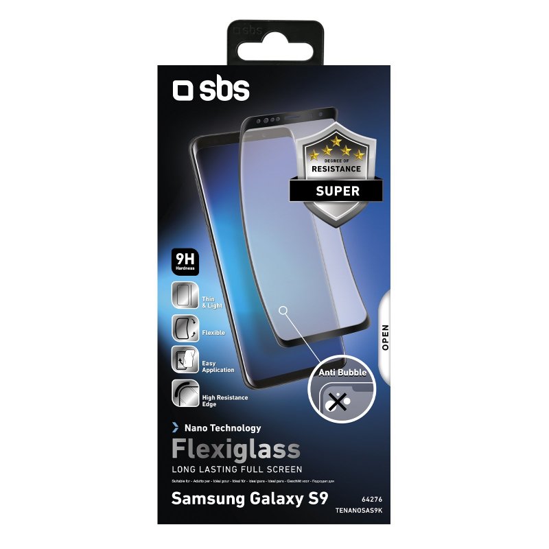 Flexible Glass Full Screen Protector for Samsung Galaxy S9