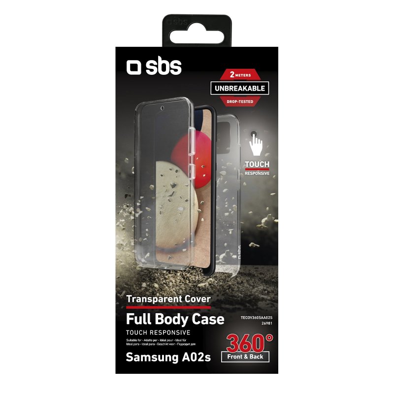 360° Full Body cover for Samsung Galaxy A02s - Unbreakable Collection
