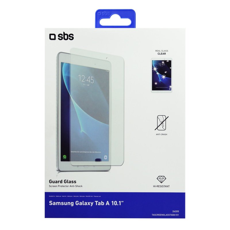 Protection écran en verre pour Samsung Galaxy Tab A 10,1 po