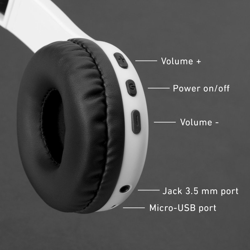 19€17 sur Casque avec microphone intégré stéréo Bluetooth 5.0