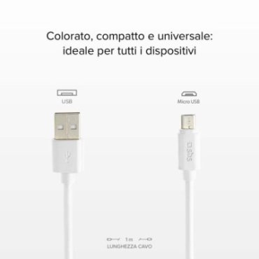 Polo Collection Micro USB data cable and charger