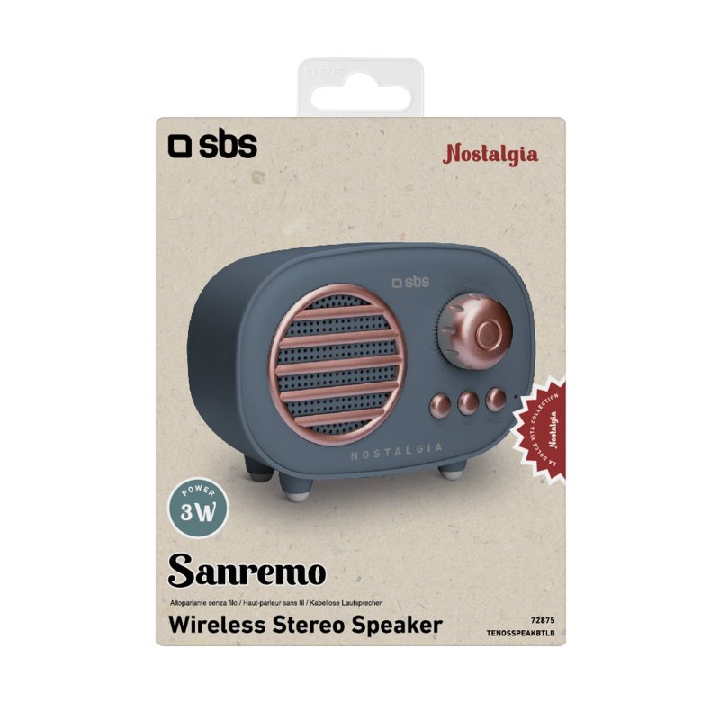 Sanremo 3W wireless speaker