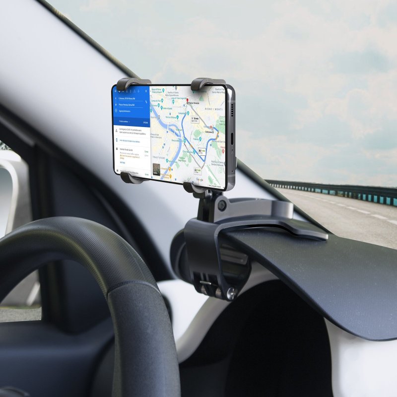 Support de voiture pour smartphone avec clip orientable