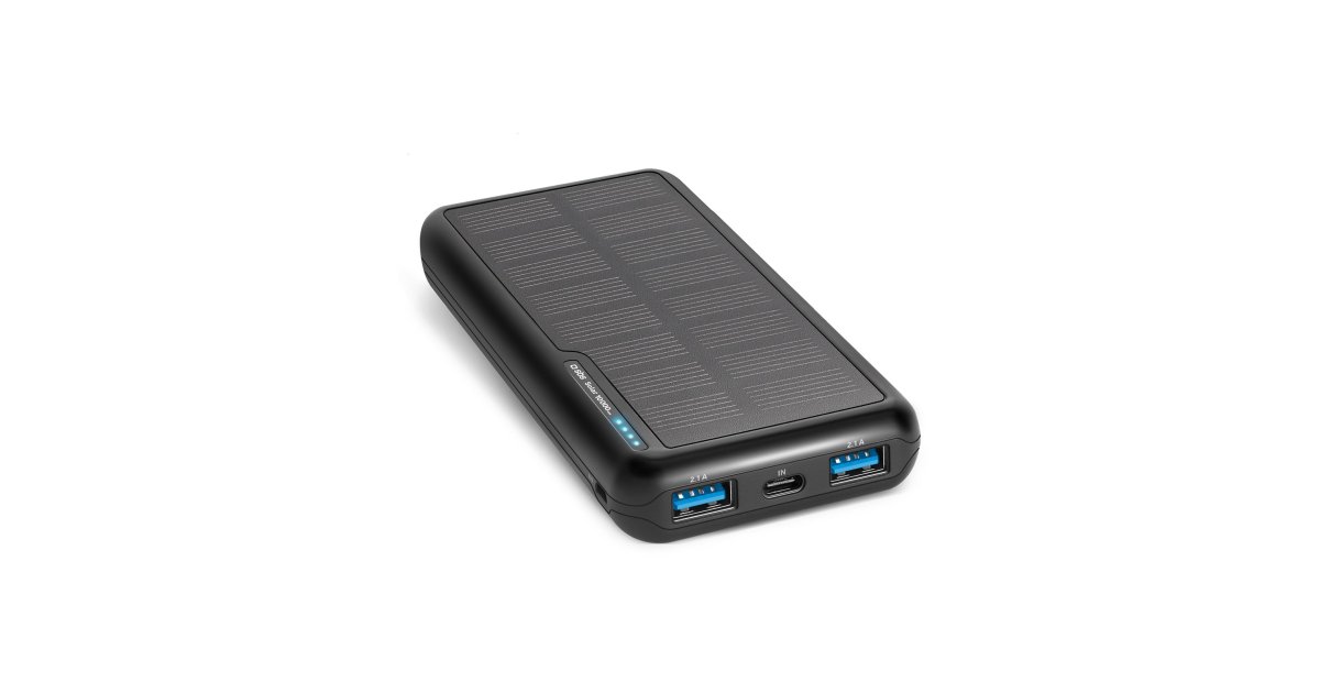 Batterie Externe de Poche 10000 mAh, Câble iPhone + USB-C intégrés -  Swissten - Français