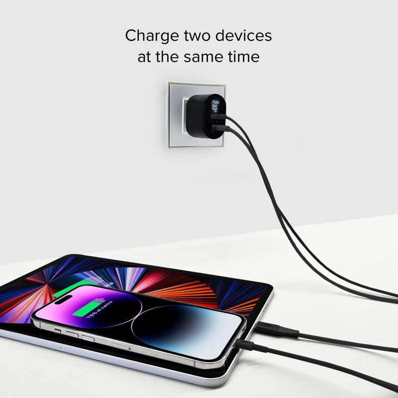 Basics Chargeur 4 ports USB de voiture pour appareils Apple