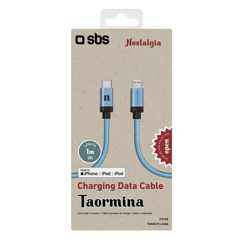 Taormina Lightning/Type-C data and charging cable