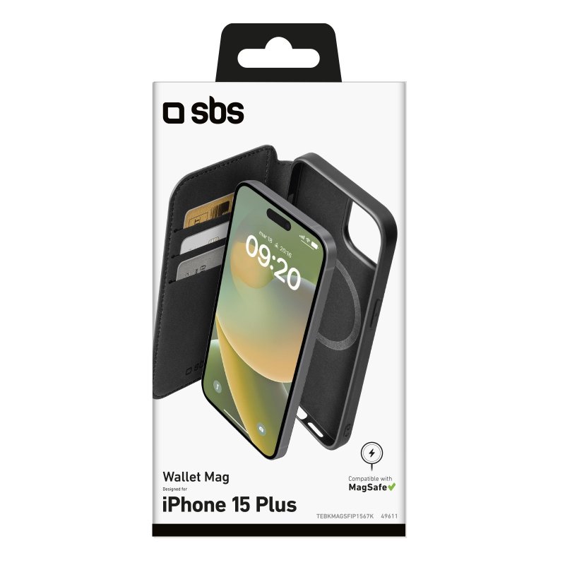 Aufklappbare Hülle kompatibel mit MagSafe iPhone 15 Plus/14 Plus