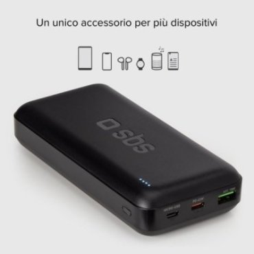 45W 20,000 mAh power bank with Power Delivery