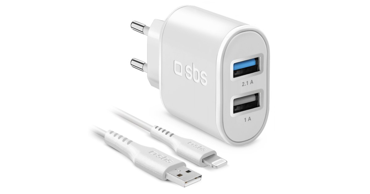 Kit de charge pour iPhone 12 - câble lightning/C et chargeur