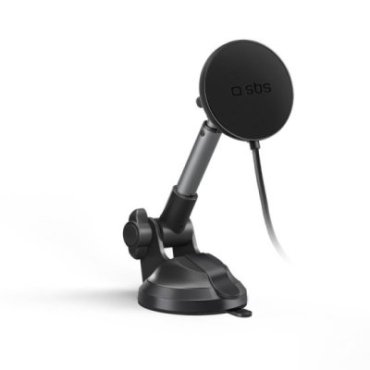 Wireless telescopic car mount with suction cup for smartphones and iPhones