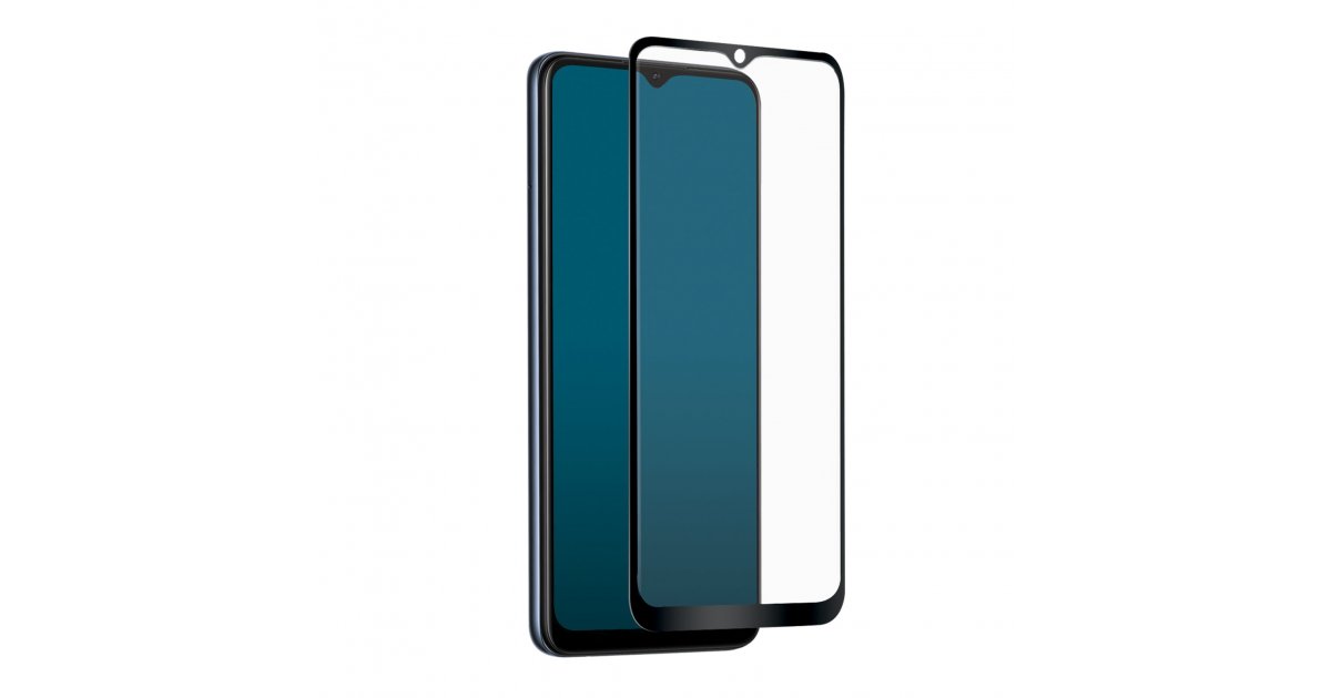Blue film with glass screen protector
