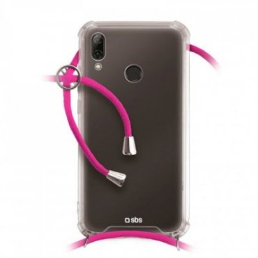 School cover with neck strap for Huawei P Smart 2019