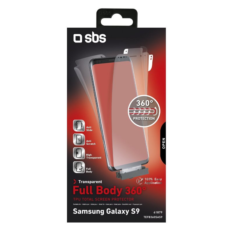 360 ° Full Body protective film for the Samsung Galaxy S9