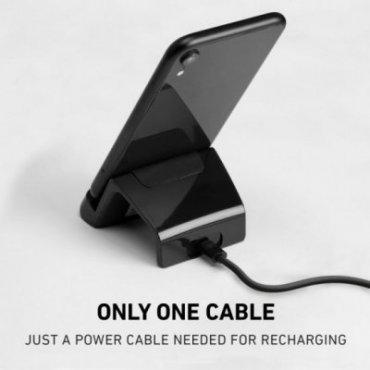 Table stand with recharge function for iPhone with Lightning connector