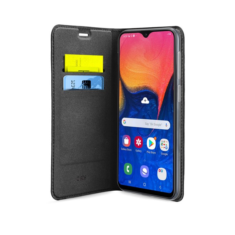 Book-style with card holder pockets for Samsung Galaxy A10