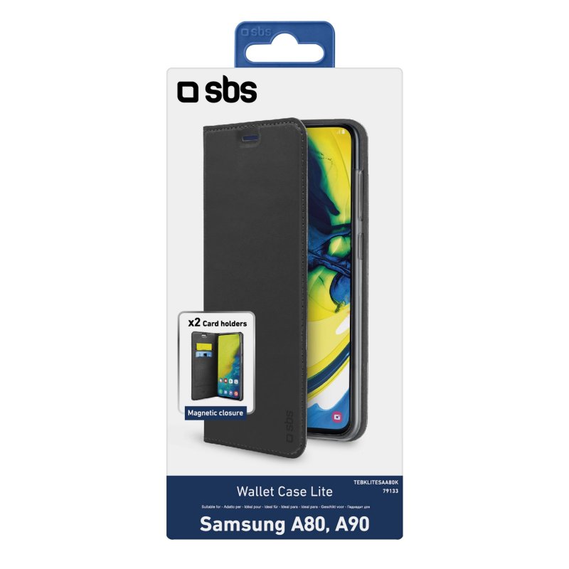 Funda para Samsung Galaxy A80 DouS SM A805F DS libro bolsa plegable de protección celular