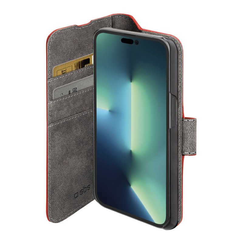 Book Wallet Case with stand function for iPhone 14 Pro