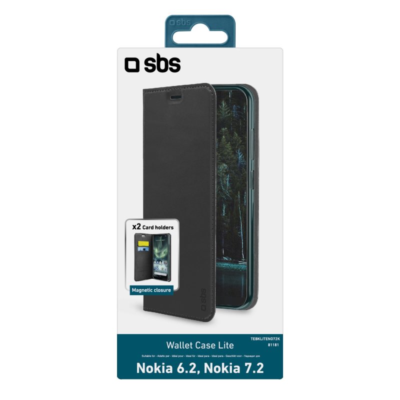 Book Wallet Lite Case for Nokia 7.2/6.2