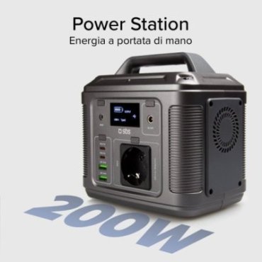 Portable charging station 50,000 mAh at 200 Watts of power