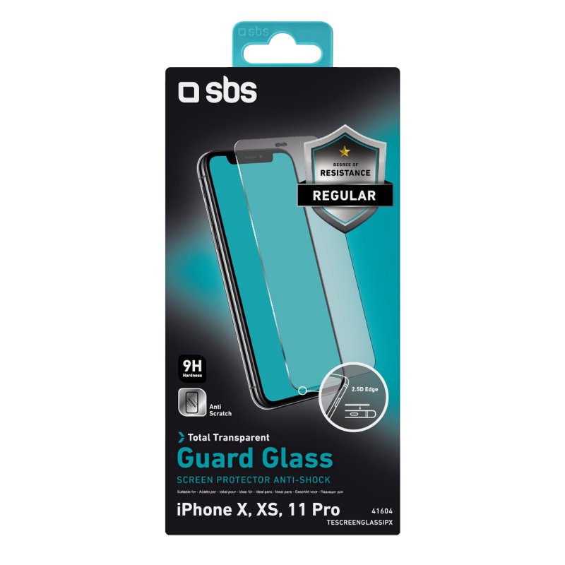 Glass screen protector for iPhone 11 Pro/XS/X