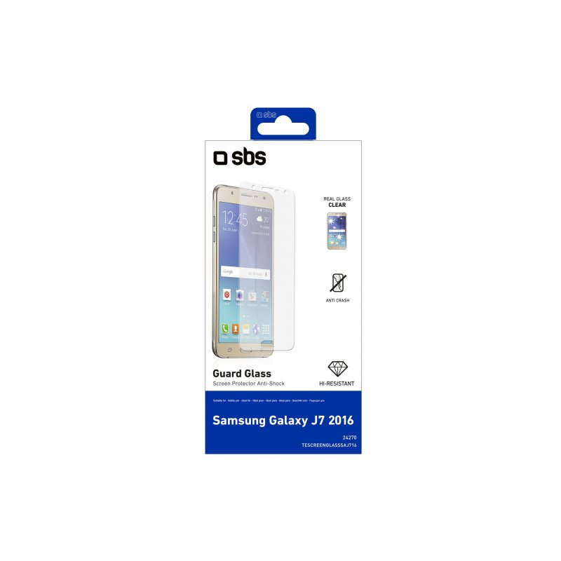 Screen Protector tempered glass High Resistant for Samsung Galaxy J7 2016