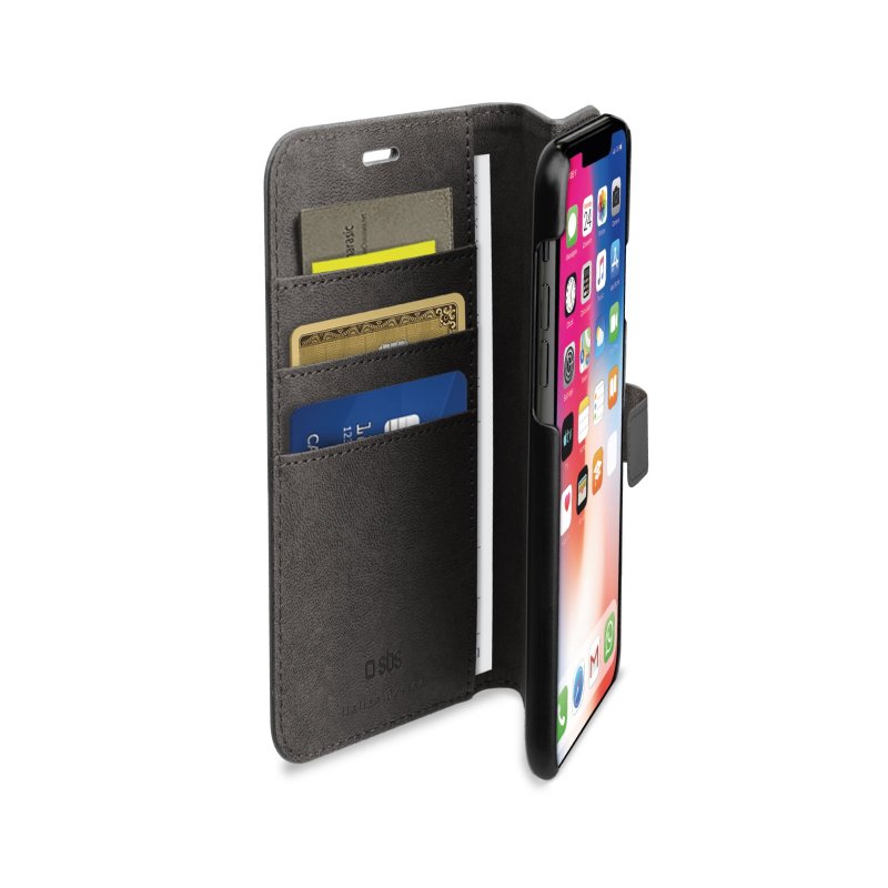 Book Wallet Case with stand function for iPhone XS/X