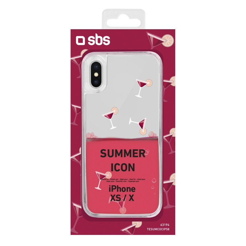 “Cocktail” Summer cover for iPhone XS/X