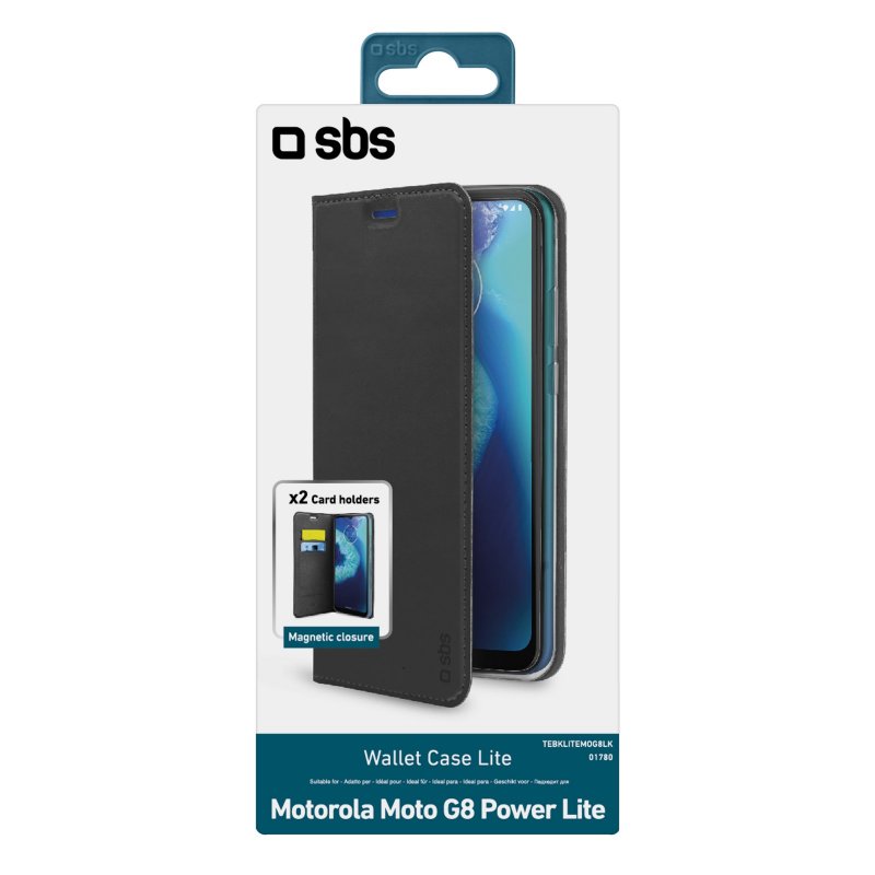 Book Wallet Lite Case for Motorola Moto G8 Power Lite