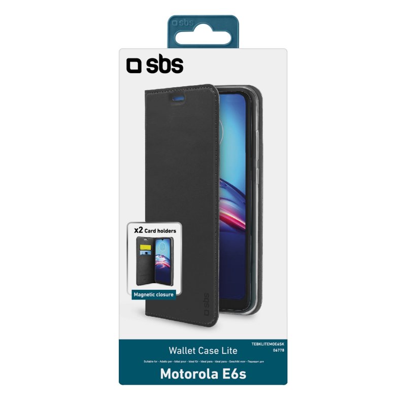 Book Wallet Lite Case for Motorola Moto E6s/E6s Plus/E6i