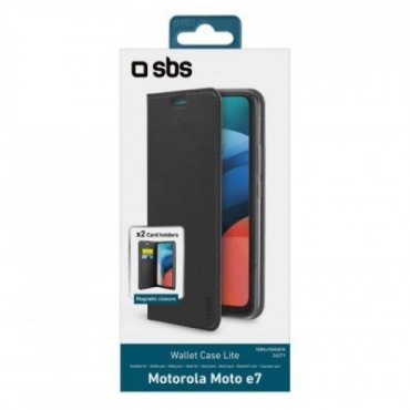 Book Wallet Lite Case for Motorola Moto E7