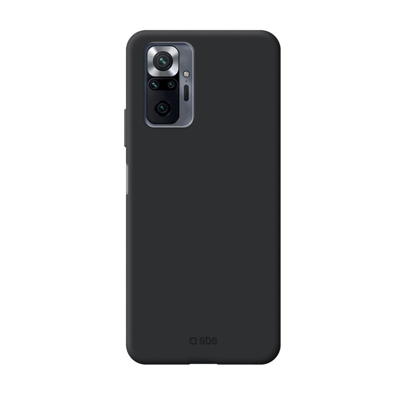 Compre Case de Cubierta Suave de Silicona Líquida Con Correa Práctica Para  Xiaomi Redmi Note 10 Pro Max / Redmi Note 10 Pro - Negro en China