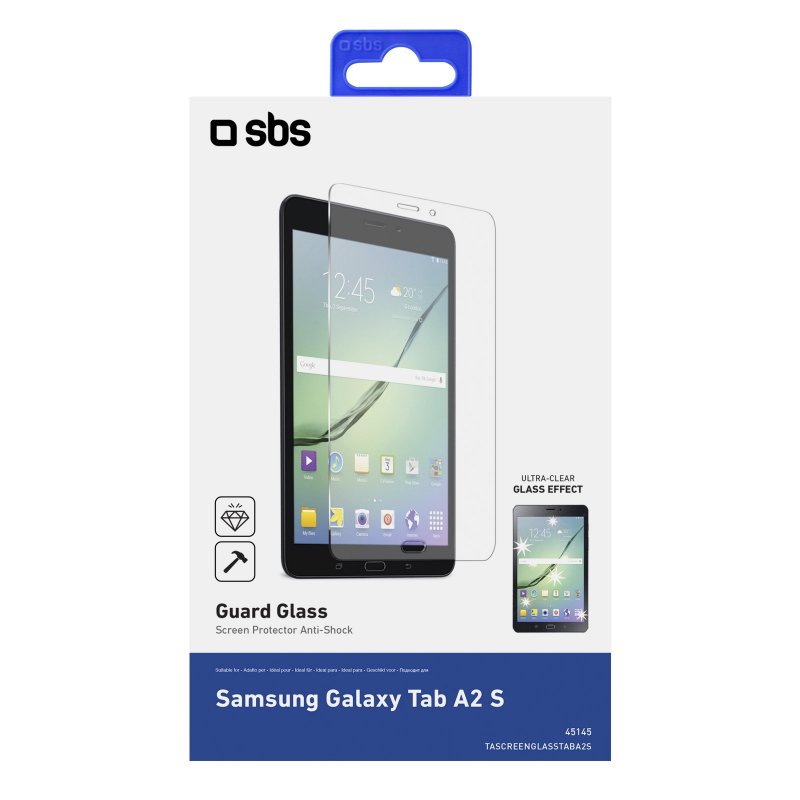 Glass screen protector for Galaxy Tab A2 S