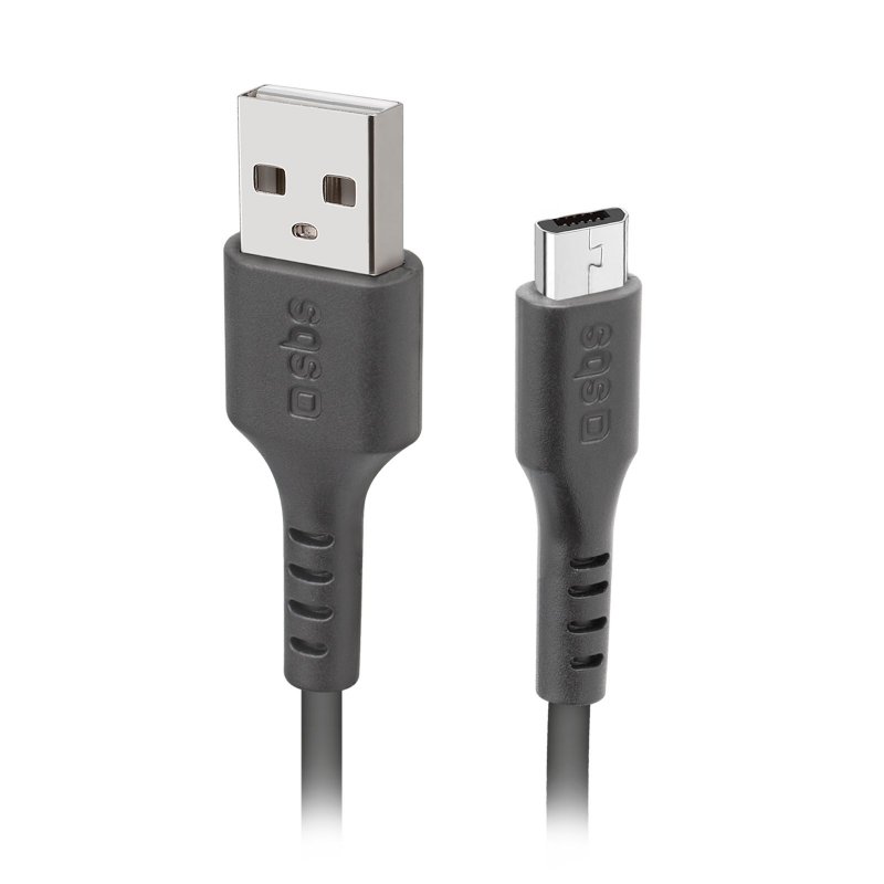 Cable for data transfer and USB- Micro USB charging; 1 metre long