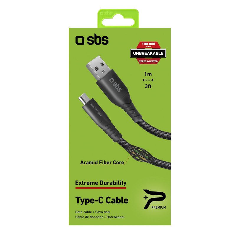 USB - Type-C cable in aramid fibre