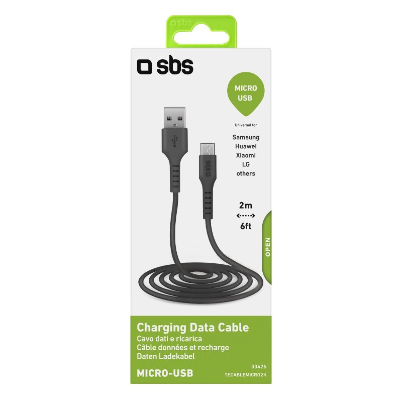Charging cable with USB 2.0 and Micro-USB outputs